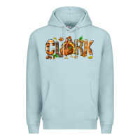 Blue Mist Personalized Thanksgiving Premium Hoodie - NancyCooperArtShop