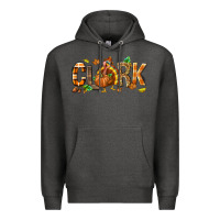 Charcoal Heather Personalized Thanksgiving Premium Hoodie - NancyCooperArtShop