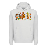 Dove Grey Personalized Thanksgiving Premium Hoodie - NancyCooperArtShop