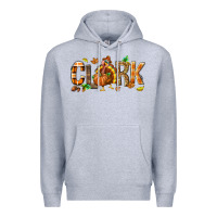 Heather Grey Personalized Thanksgiving Premium Hoodie - NancyCooperArtShop