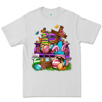 Dove Grey Easter gnomies truck Easter Day Premium Tee - Neo Western