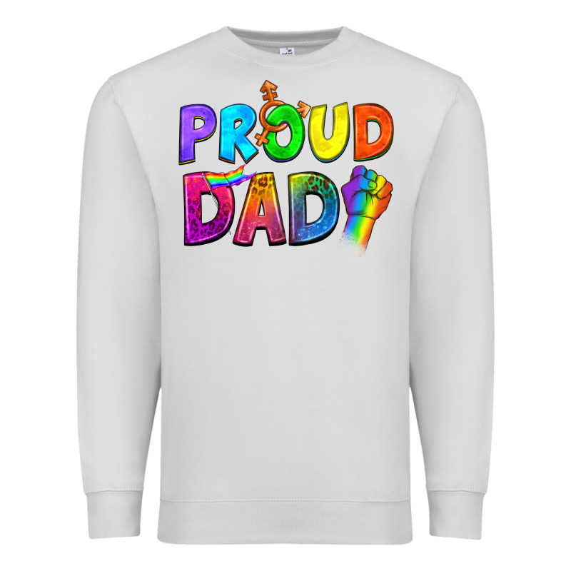 Proud Dad Premium Sweatshirt by NancyCooperArtShop | Teevron