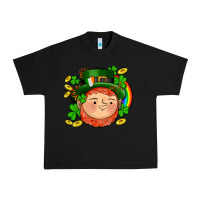 Black st patricks elf Urban Heavy Tee - AdoDesignShop