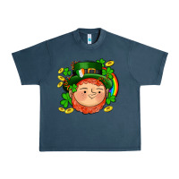 Midnight Navy st patricks elf Urban Heavy Tee - AdoDesignShop