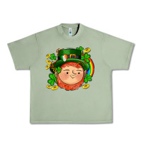 Oil Green st patricks elf Urban Heavy Tee - AdoDesignShop