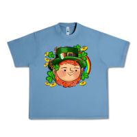 Pebble Blue st patricks elf Urban Heavy Tee - AdoDesignShop