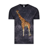 Cloud Black giraffe Vintage Tee - LillyAllenDesigns