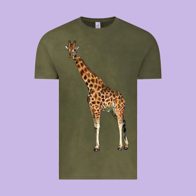 Giraffe Vintage Tee Designed By Lillyallendesigns
