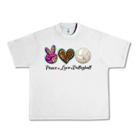 Lunar Rock peace love volleyball Urban Heavy Tee - BarkalooDesign
