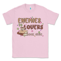 Bubblegum Pink enemies to lovers book club Classic Tee - MaliasSmallBusiness