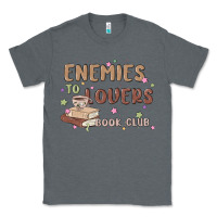 Charcoal Heather enemies to lovers book club Classic Tee - MaliasSmallBusiness