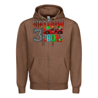 Chestnut birthday boy 3 Zipper Hoodie - BundleAndBundleShop