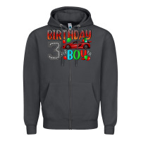 Smoke birthday boy 3 Zipper Hoodie - BundleAndBundleShop