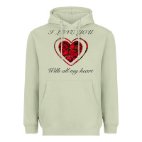 Matcha I love you with all my heart Heavyweight Hoodie - Bettercallsaul