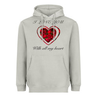 Moon Dust I love you with all my heart Heavyweight Hoodie - Bettercallsaul