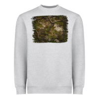 Heather Grey green hunter camouflage pattern brushstroke Heavyweight Sweatshirt - Jasminsmagicworld
