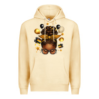 Pina Colada new year's eve afro messy bun Premium Hoodie - texasbilliewilder