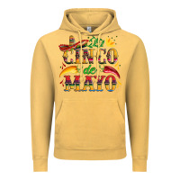 Vintage Mustard cinco de mayo with pepper and sombrero Vintage Hoodie - Artiststas