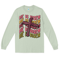 Matcha he is risen Long Sleeve Tee - MaliasSmallBusiness