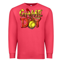 Cardinal Game Day Softball Premium Sweatshirt - NancyCooperArtShop