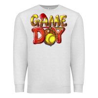 Oatmeal Heather Game Day Softball Premium Sweatshirt - NancyCooperArtShop