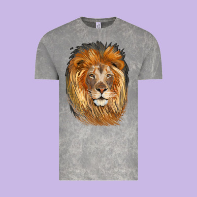 Lion Head Vintage Tee Designed By Lillyallendesigns