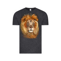 Vintage Black Lion Head Vintage Tee - LillyAllenDesigns