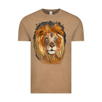 Vintage Coffee Lion Head Vintage Tee - LillyAllenDesigns