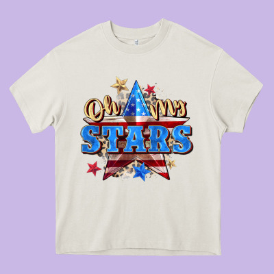 Oh My Stars Heavy Core Tee Designed By Zillion Design Studio