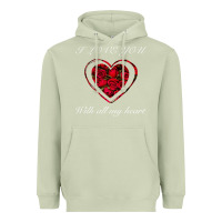 Matcha I love you with all my heart Heavyweight Hoodie - Bettercallsaul