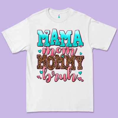 Mama Mom Mommy Bruh Premium Tee Designed By Adodesignshop