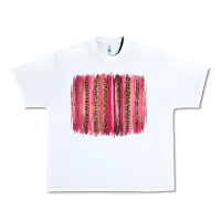 White valentines day leopard glitter brushstroke Urban Heavy Tee - Jasminsmagicworld