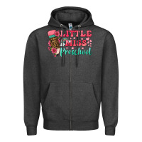 Charcoal Heather little miss preschool Zipper Hoodie - BundleAndBundleShop