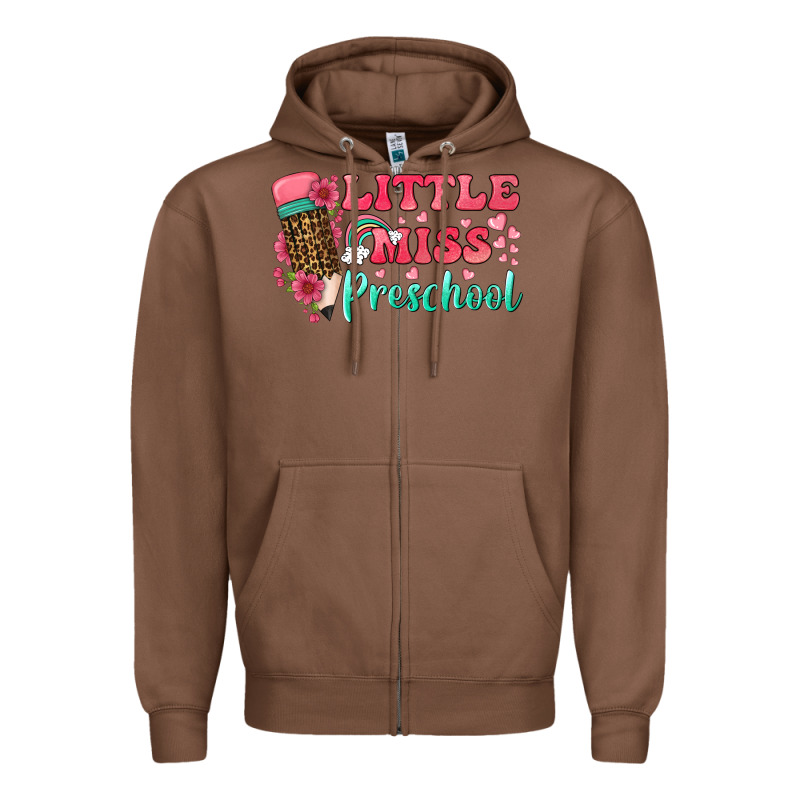 Little Miss Preschool Zipper Hoodie by BundleAndBundleShop | Teevron