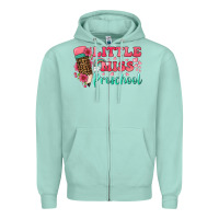 Seafoam little miss preschool Zipper Hoodie - BundleAndBundleShop