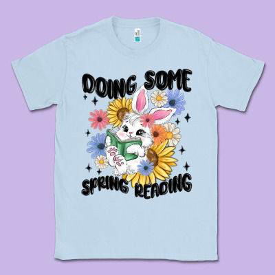 Doing Some Spring Reading Classic Tee Designed By Maliassmallbusiness