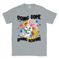 Heather Grey doing some spring reading Classic Tee - MaliasSmallBusiness