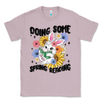 Lilac doing some spring reading Classic Tee - MaliasSmallBusiness