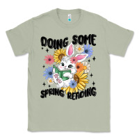 Matcha doing some spring reading Classic Tee - MaliasSmallBusiness