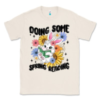 Natural doing some spring reading Classic Tee - MaliasSmallBusiness