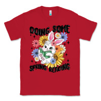 Red doing some spring reading Classic Tee - MaliasSmallBusiness