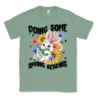 Sage doing some spring reading Classic Tee - MaliasSmallBusiness