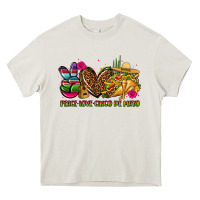 Peace Love Cinco De Mayo Heavy Core Tee | Teevron