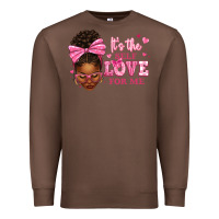 Chestnut it's the self love for me afro woman Premium Sweatshirt - texasbilliewilder