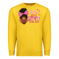 Lemon it's the self love for me afro woman Premium Sweatshirt - texasbilliewilder