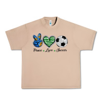 Burro peace love soccer Urban Heavy Tee - BarkalooDesign