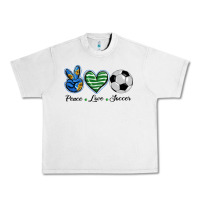 Lunar Rock peace love soccer Urban Heavy Tee - BarkalooDesign