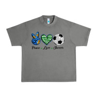 Tornado peace love soccer Urban Heavy Tee - BarkalooDesign