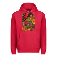 Cardinal Love Fall with afro woman Premium Hoodie - NancyCooperArtShop