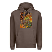 Coffee Love Fall with afro woman Premium Hoodie - NancyCooperArtShop